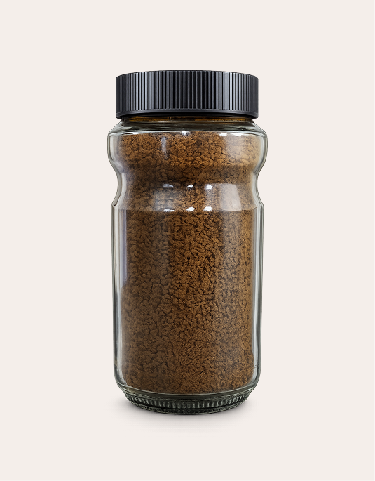 Frasco de café soluble Finca Monte Azul