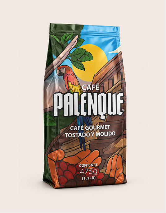 Bolsa metalizada de café tostado Finca Monte Azul